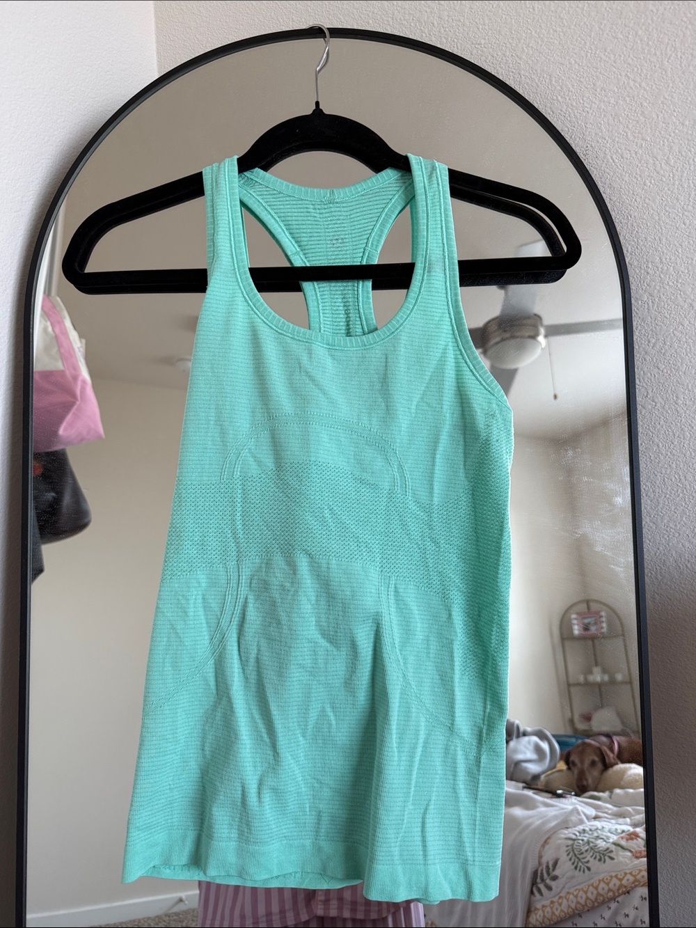 lululemon athletica mint green racerback tank top